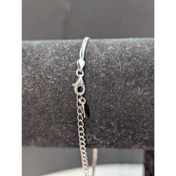 925 Sterling Silver 'I Love You' In 100 Languages Projection Bracelet - Picture 6 of 10